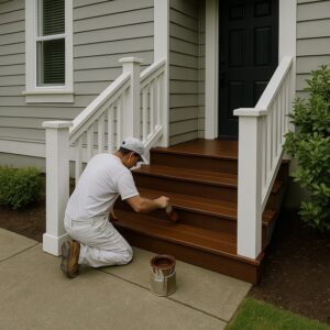 Painting and Sealing Outdoor Stairs and Steps