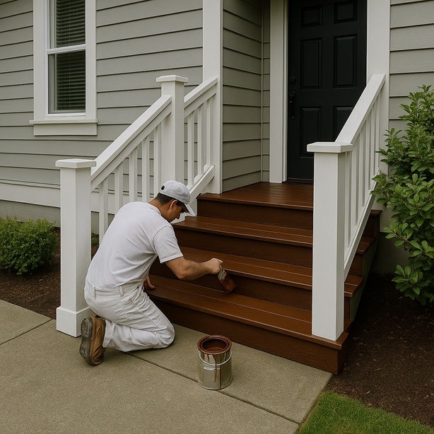 Painting and Sealing Outdoor Stairs and Steps