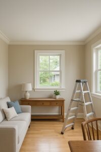 Ceining painting is one of those details we never skip, because it makes all the difference.