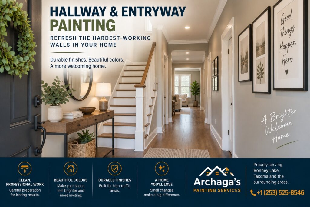 Hallway and Entryway Painting: Refresh the Hardest-Working Walls in Your Home